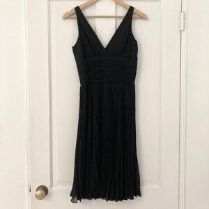 Laundry by Shelli Segal Black Chiffon Cocktail Dress